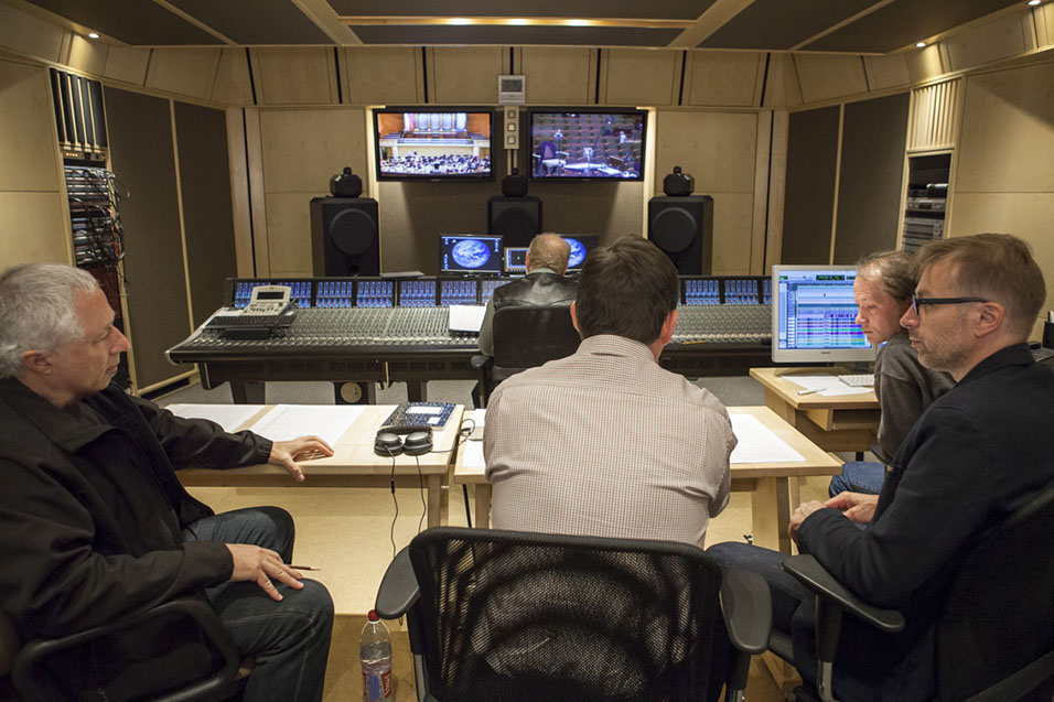 Christy Coobatis in the studio